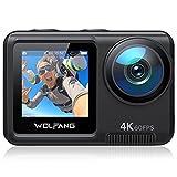 GoPro Hero7 Black: Precio, CaracterÃsticas y Opiniones 16 WOLFANG GA420 Cámara Deportiva Doble Pantalla 4K 60FPS 24MP, 10M Cuerpo/40M Impermeable, WiFi Webcam Videocámara Subacuática, Micrófono Dual, Control Remoto, EIS, 2x1350mAh BaterÃas,Accesorios