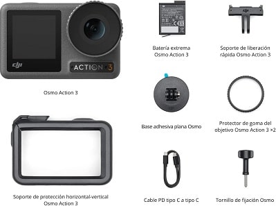 DJI Osmo Action 3: Características y Opiniones osmo action 3
